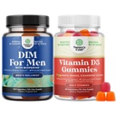 高级Diindolylmethana DIM 男性和维生素D3 Gummys 对骨骼肌肉和免疫支持的日常健康的补充