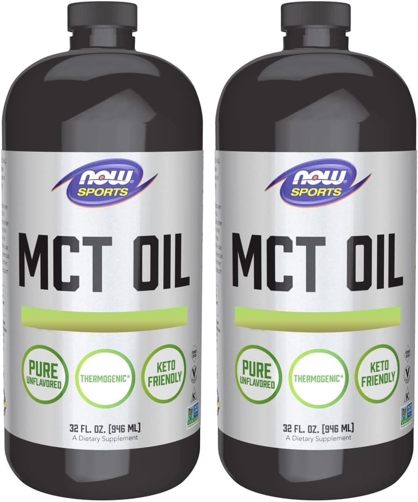 现在食品 MCT 100% 石油, 32 fl oz (Pack of 2)