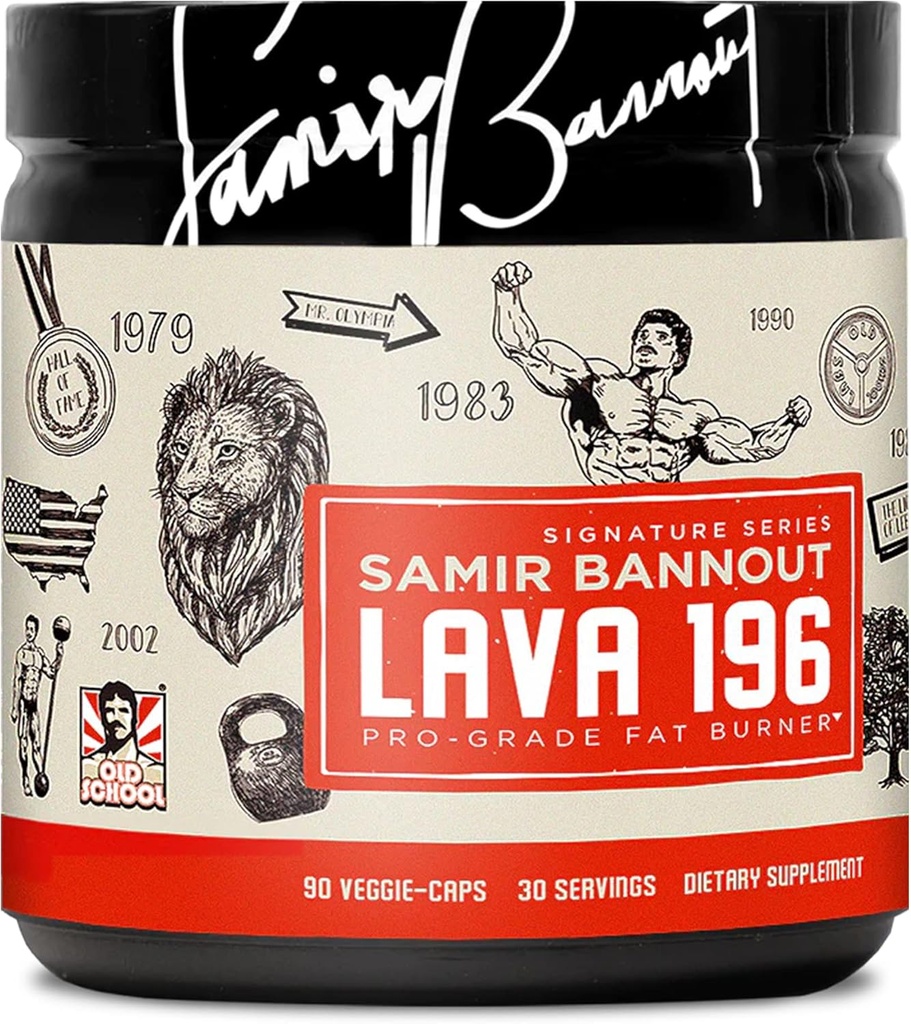 熔岩 196 – 高级3-Stage Fat Burner for Men & Women – 热源代谢促进器 – Hormone & Muscle Support – 独家OSL – Olympia Samir Bannout先生 协作 – 30 services