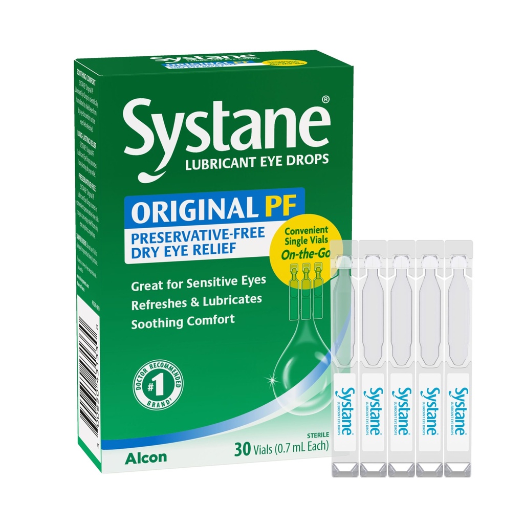 Systane Long lasting 润滑油眼滴 维勒斯眼滴, 30 Counters (Pack of 1)