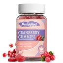 Cranberry Gummys 1000mg, Cranberry Supplements for Women, 配音:D-Mannose 250mg, 女性 Probiotic Gummys, Urinary Tract Health, Cranberry Flavor, 无转基因生物, 60 Counter