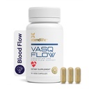 Xtendlife VasQFlow Nitric Oxide 助推器 - 用于循环,血液流动,心脏和肌肉支持 - 与红色菠菜提取和老年大蒜 - 1个月供应(90个计数)