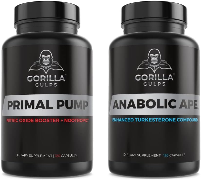 Gorilla Gulps + Anabolic Ape + Primal 泵套装箱