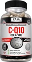 Kaya Naturals - CoQ10 动力抗氧化剂补充剂 - 心脏健康和免疫功能中的艾滋病 - 恢复日常细胞和能源生产 - 30 Veggie Capsules Co-Q10