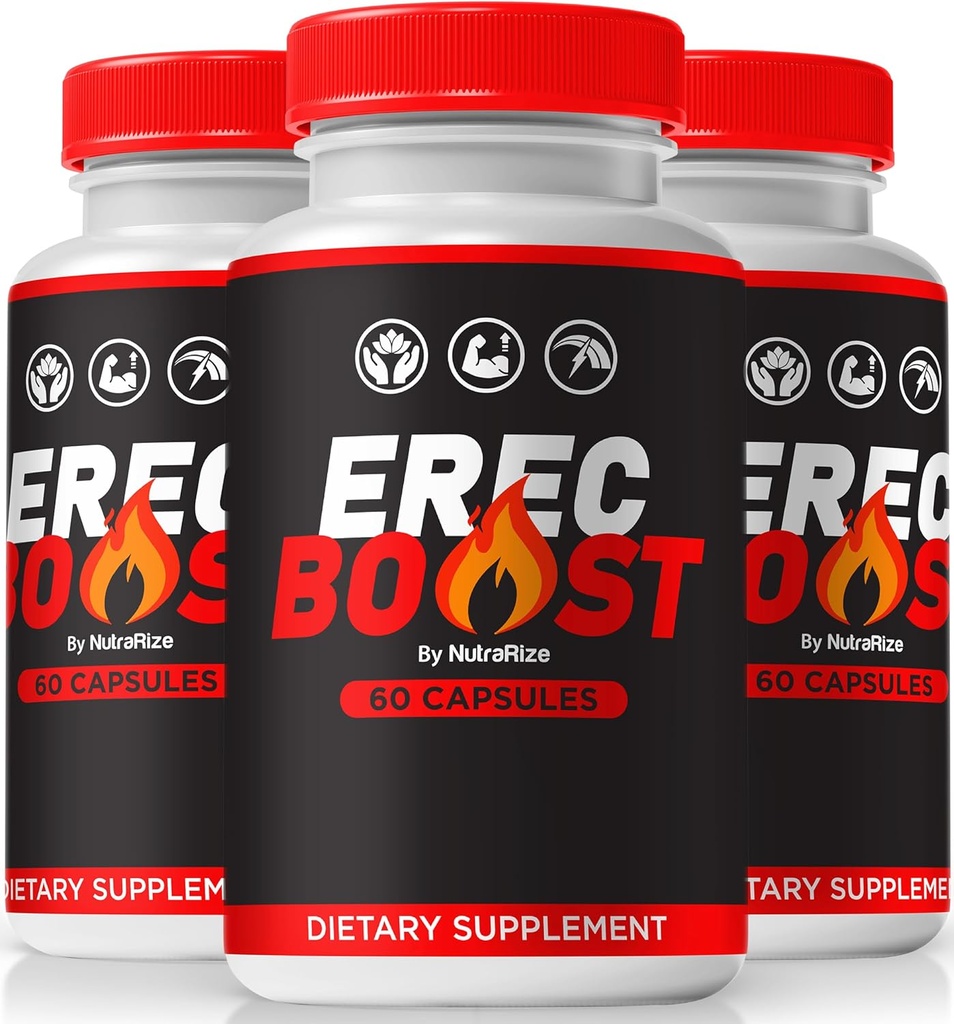努特拉里兹(3 Pack) ErecBoost, ErecBoost Pills for Men, Official ErecBoost 原雄性胶囊促进能源与整体健康, ErecBoost Pastillas, ErecBoost En Capsulas (180 Capsules)