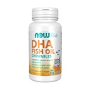 Now Foods Supplements, DHA Kids 100 mg, 支持大脑健康*,水果火焰, 60 Chewable Softgel, 包装可能不同