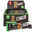 MET-Rx大100 Crossal 蛋白棒, Crispy Apple Pie Meal 替换棒, 9 计数