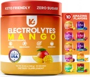 Keppi Keto 水解电解质 - 芒果 - 电解质 Powder no 糖 - Sips 类似阳光 - Keto 电解质 Powter 电解质 无糖 - 电解质 Powder