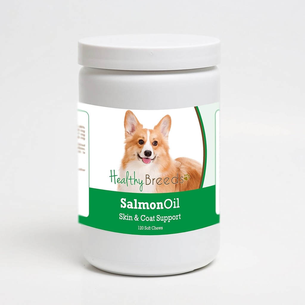 健康果实(Pembroke) 威尔士科吉沙门油软壳(Corgi Salmon Oil Soft Chews) 120 计数