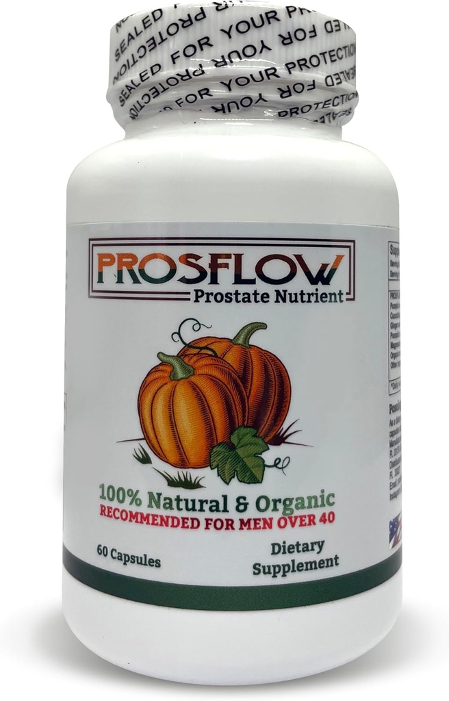 Prosflow 有机前列腺营养剂 60 Capsules,支持男子健康
