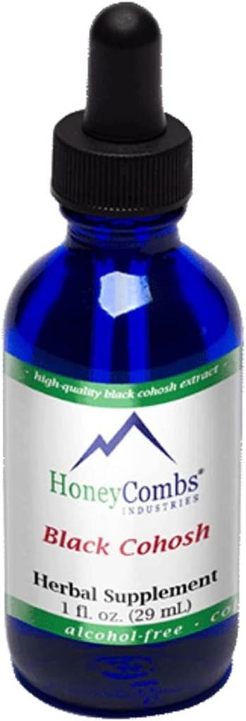 HoneyCombs Black Cohosh Liquid Secret – 女性健康草药补充剂 – 冷色,无酒精, 1 fl oz