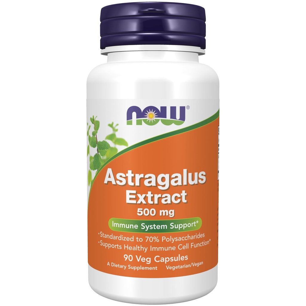 NNOS食品免疫辅助剂,Astragalus 提取500 mg(标准到70%的聚沙酰胺),90 Veg Capsules