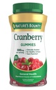 自然丰盛的Cranberry Gummys,尿液Tract支持,500 mg,Cran-Raspberry Flavor,150 Ct