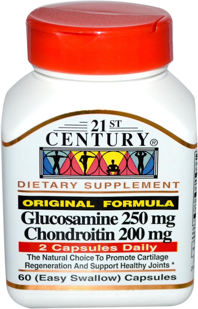 21世纪 Glucosamine Chondoitrin 原始公式 60 卡普尔