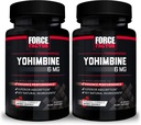 强制因子 Yohimbine 男子补充剂 Yohimbe Bark 高级吸附性能增强的提取剂 6mg Yohimbine Bark 药剂 Key Natural Infedions, 30 Counter (Pack of 2)