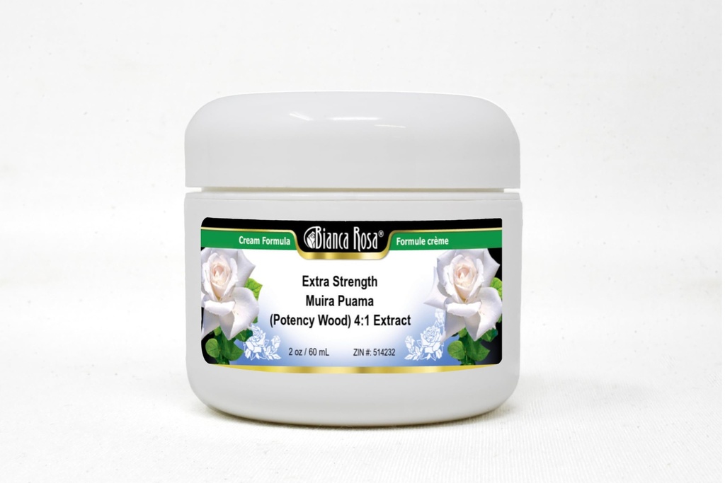 Bianca Rosa Extra Force Muira Puama (Potency Wood) 4:1 提取奶油(2 oz,ZIN:514232)