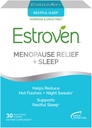 Estroven SLEEP COOL + CALM + CALM + 绝经救济饮食补充 + 雌激素自由** + 帮助减少热闪光和夜汗 * + 30个卡普莱特