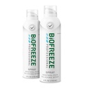生物冷冻 专业 强止痛 气溶胶喷雾剂 关节炎 疼痛救生剂 膝盖和下背痛救生剂 酸性肌肉救生剂 FSA 合格 2 Pack (4 FL OZ Biofeze Menthol Spray)