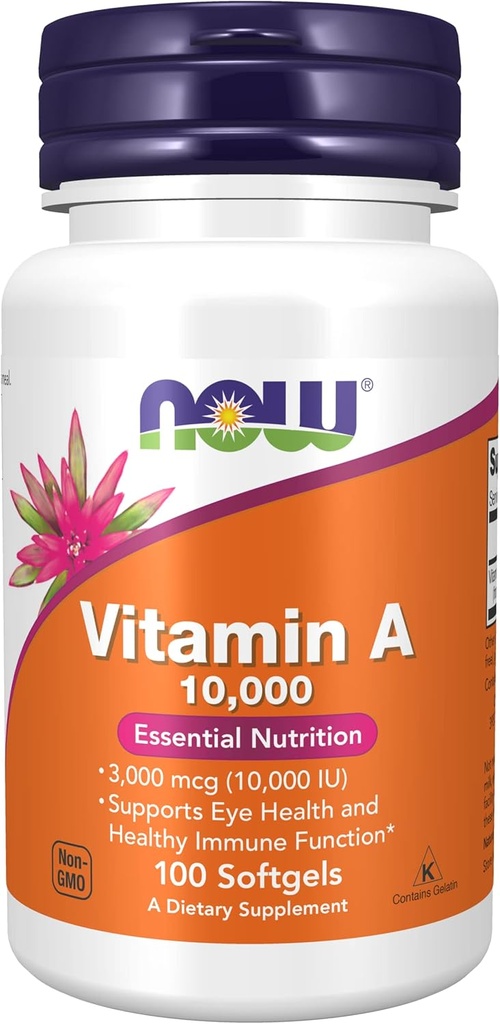 维生素A 1000 IU, 100 Sgels by Now Foods (Pack of 3) 维他命 A 1000 IU, 100 Sgels by Now Foods (Pack of 3) 维他命 A 1000 IU, 100 Sgels by Now Foods (Pack of 3) 维他命 A 1000 IU, 100 Sgels by Now Foods (Pack of 3)