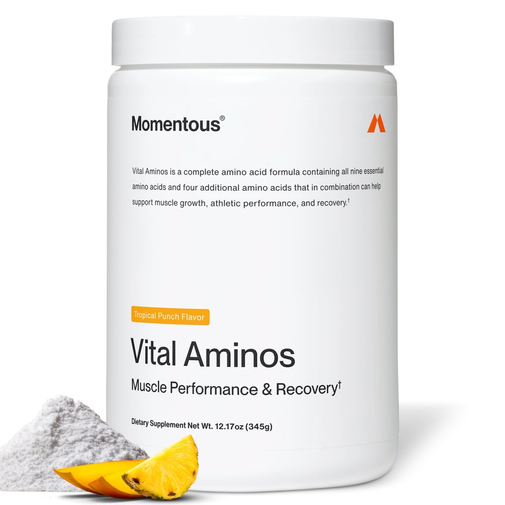 动态重要氨基粉补充剂 - BCAA & EAA - 热带冲刺 - NSF 体育认证 - GMO - & Gluten - Free - 30 services - 包 May Vary