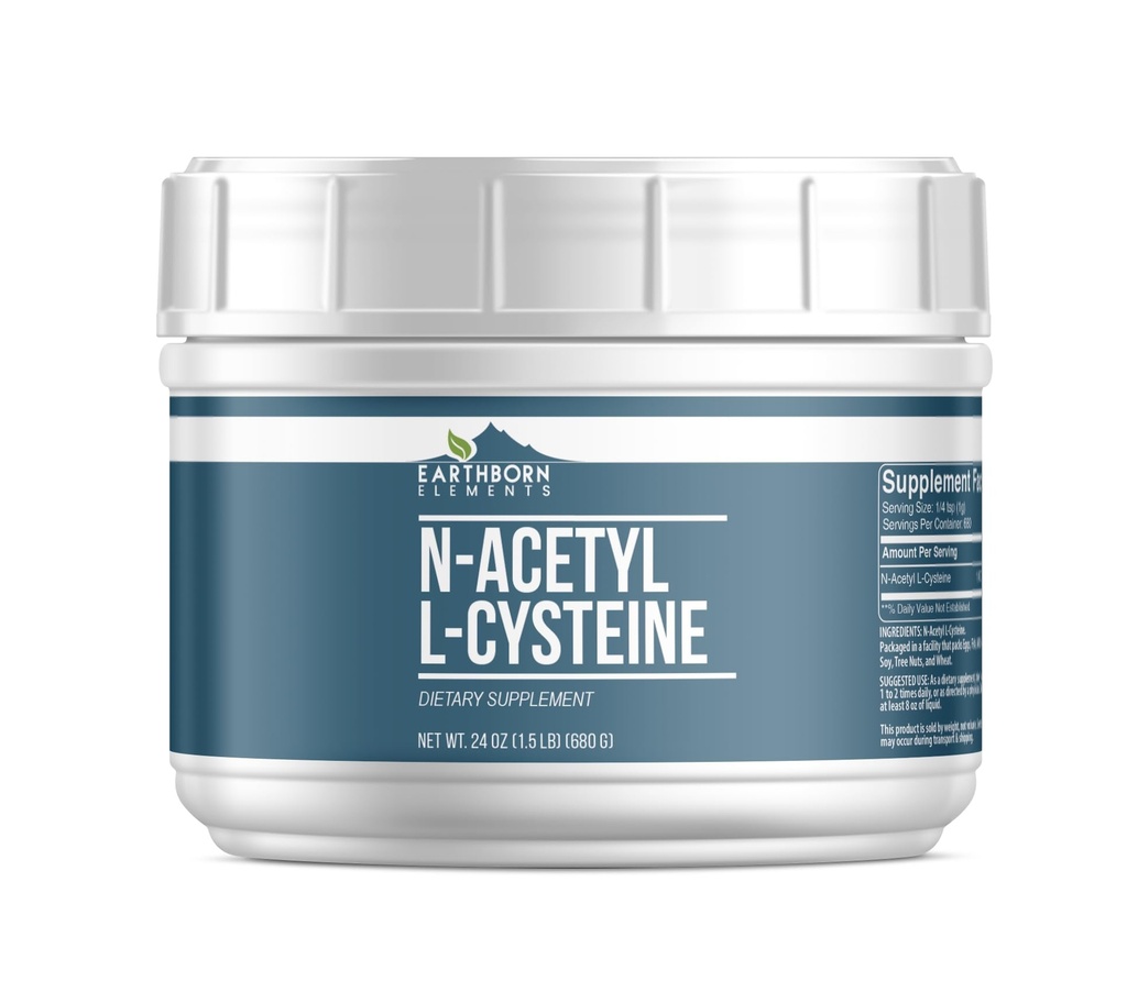 土生土长元素 N-乙酰L-Cysteine(1.5 磅),膳食补充剂,可逆 Tub