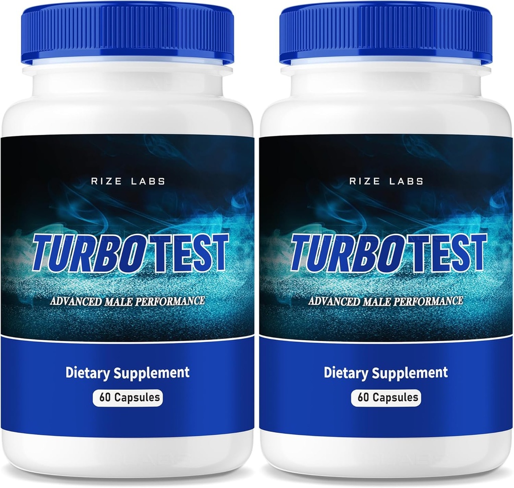 rize 实验室 Turbo Test 男子饮食药丸、Turbo Test capsules for Health body、Turbo Test 最大强度公式、Turbo Test 高级补充审查(120 Capsules)(包2)