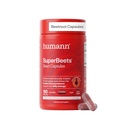 HumanN Super Beet Beet Root Capsules Quick Release 1000 mg, 帮助支持硝酸氧化物生产,血压,心脏健康,包含非GMO Beetroot粉,研究抗氧化剂 90 计数