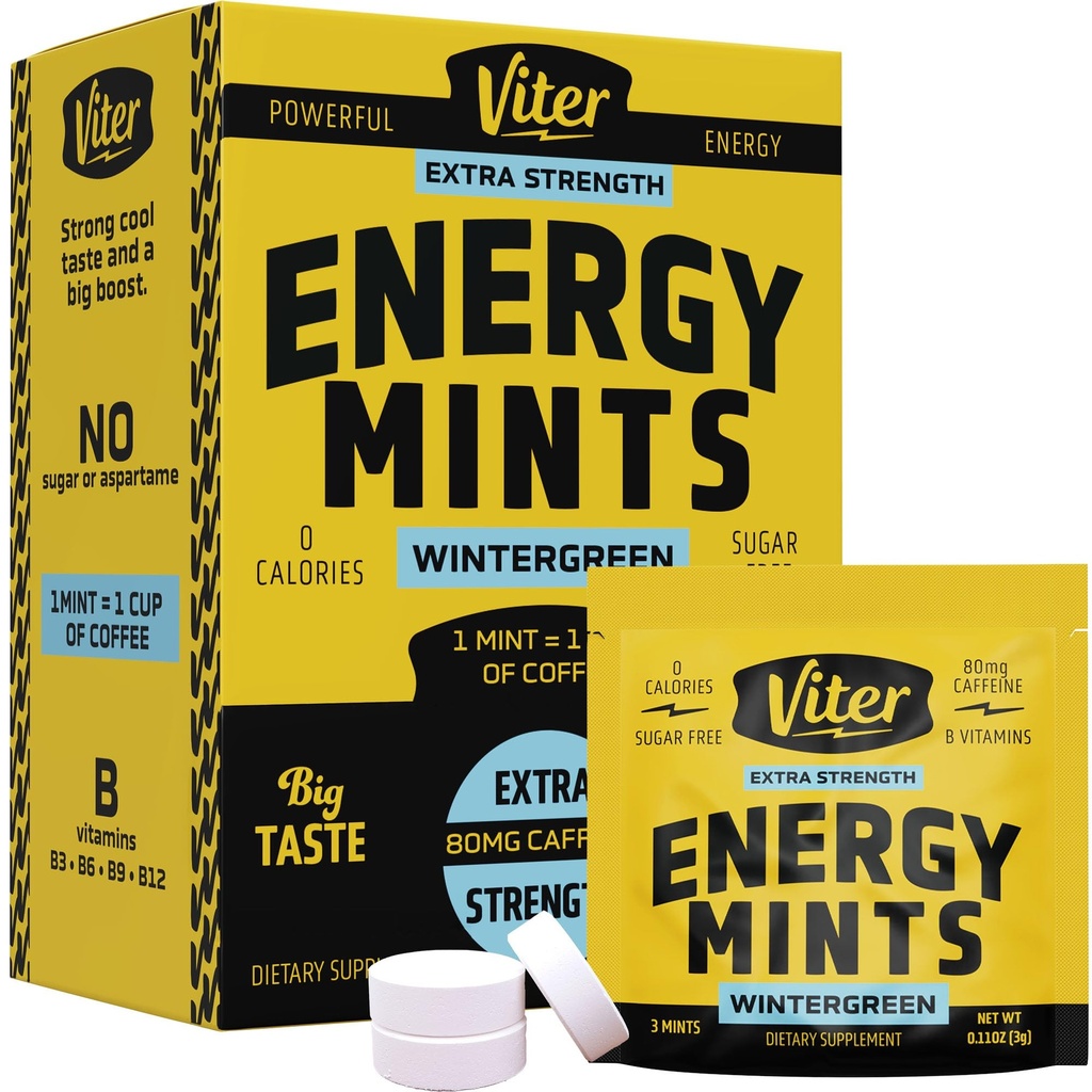 维特能源咖啡因薄荷糖80mg Extra Power - 90 pieces Cafeting with B Vitamins. 中国植物物种信息数据库. 糖无维根酿酒薄荷. 增强诺热带焦点助推器用于快速警戒(Wintergreen Flavor, 30 Pack)