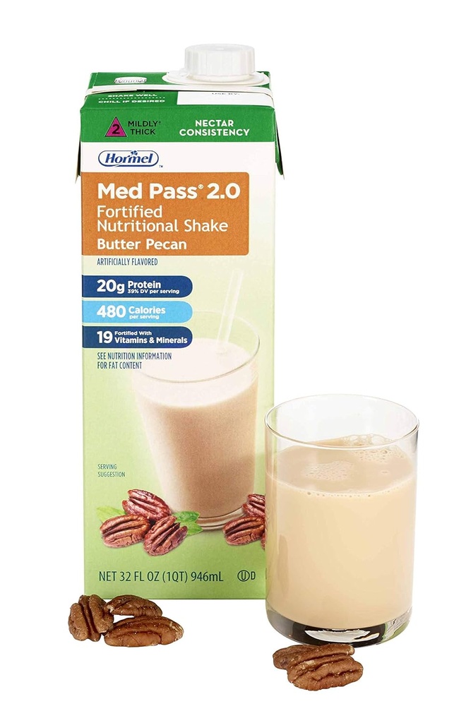 Med Pass 2.0 Butter Pecan Flavor 32 oz. Box Ready to use, 46463 - sold by: Pack of One (英语).