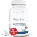 Westin Childs Thyro Biotic 博士 – 为妇女辩护—— 支持甲状腺素、消化卫生和荷尔蒙 → Saccharomyces boulardii, 凝血杆菌,乳房杆菌和双菲多 60亿 CMU → 30个服务