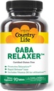 乡村生活 GABA Relaxer — 90 平板电脑 QQ 快速释放公式 放松,压力和睡眠支持 QQ 与 GABA, 氨基酸和B维生素 QQ 认证 Vegan, Gluten Free, 非GMO