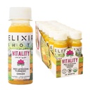 Elixir Shots, Virtuality 豁免井喷 100%有机成份 冷面红夏威夷涡轮 秘鲁姜,菠萝和黑辣椒,无糖或人工添加剂,12包