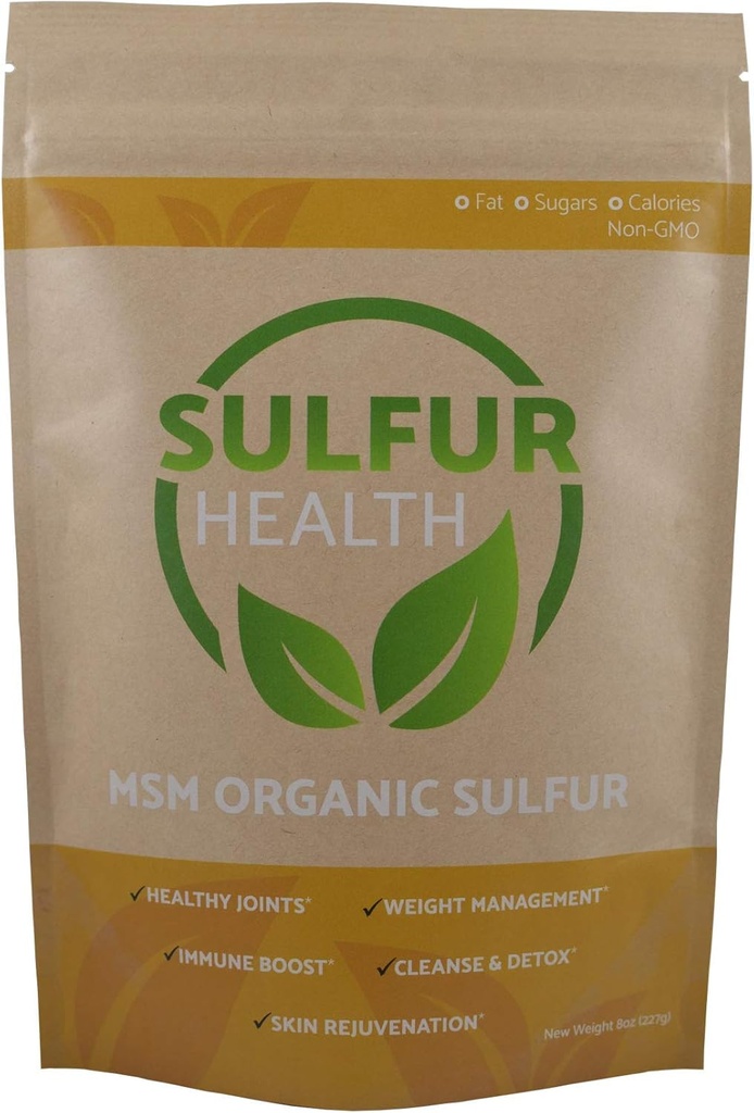 MSM 有机硫-99.9%纯 MSM 补充 - 化验测试和认证(5英镑)