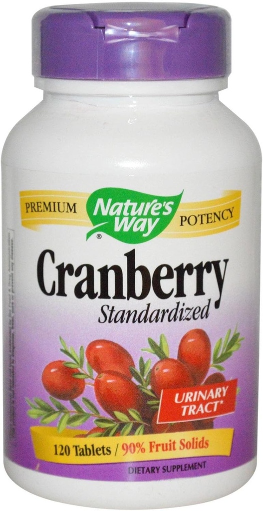 自然之路 Cranberry 标准化 - 400毫克 - 120片