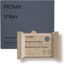 ProMix 营养蛋白 蛋白棒 - 蓝莓和奶油 - 棉花糖冰激凌治疗 - Go Snack上的大品尝和健康 - 高蛋白和低卡路里 - 免去Gluten, Soy, & Corn - 12巴