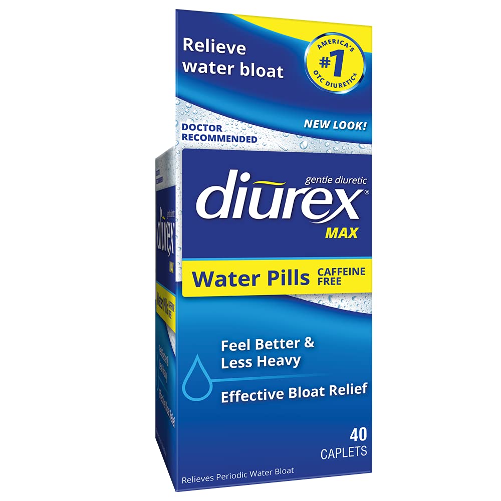 Diurex Max - 最大威力咖啡因自由水分药剂 - 重置水布洛特