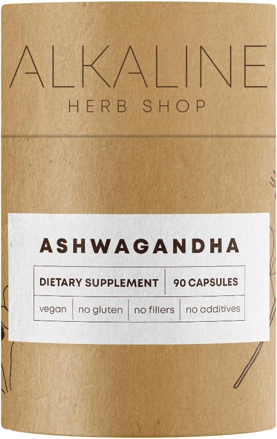 Alkaline Herb商店 Ashwagandha 90 Capsules 补编