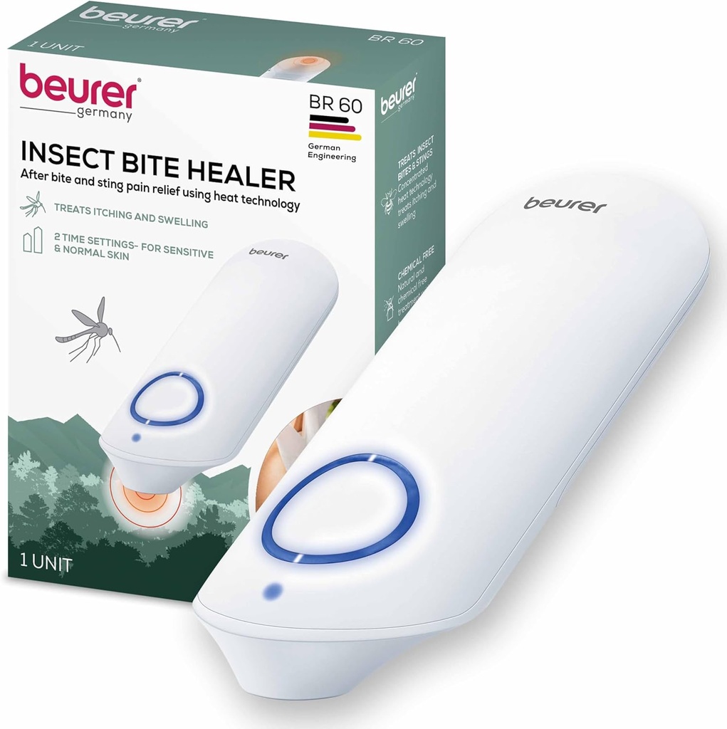 Beurer BR60 昆虫叮咬和咬伤救济、昆虫叮咬治疗虫类无化学作用的Bug Bite Healer、对蚊虫叮咬的无毒自然救济