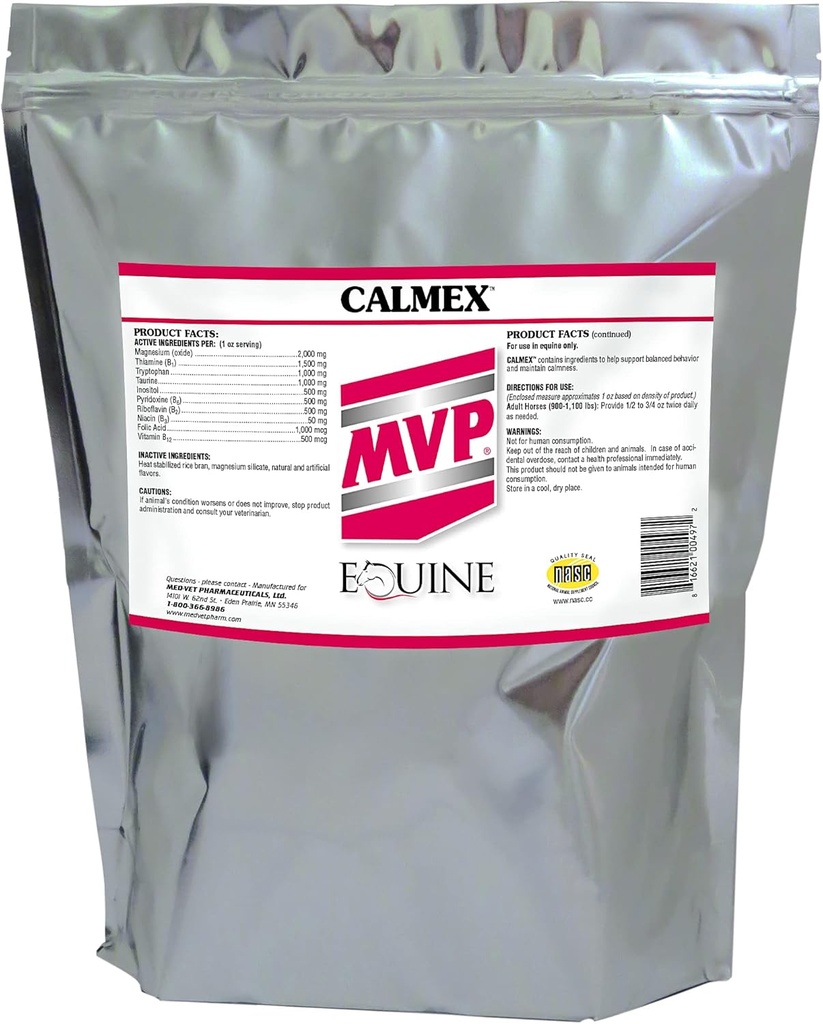 Calmex( 10lb) 用于在马中支持 。