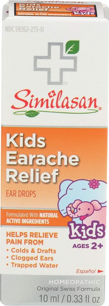 Similasan,儿童耳聋救济药滴,0.33 Fl Oz3