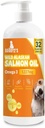 阿拉斯加沙门油换狗和猫——Omega 3 EPA DHA 鱼油换健康皮肤和煤,联合和骨支持,过敏救济,炎症防御——32oz全自然液体补充剂