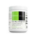 DAVINCI 实验室 D3/K2 液体 - 液体维生素D和维生素K 骨骼健康,心脏支持和钙吸收补充剂 - 30mL(30架)