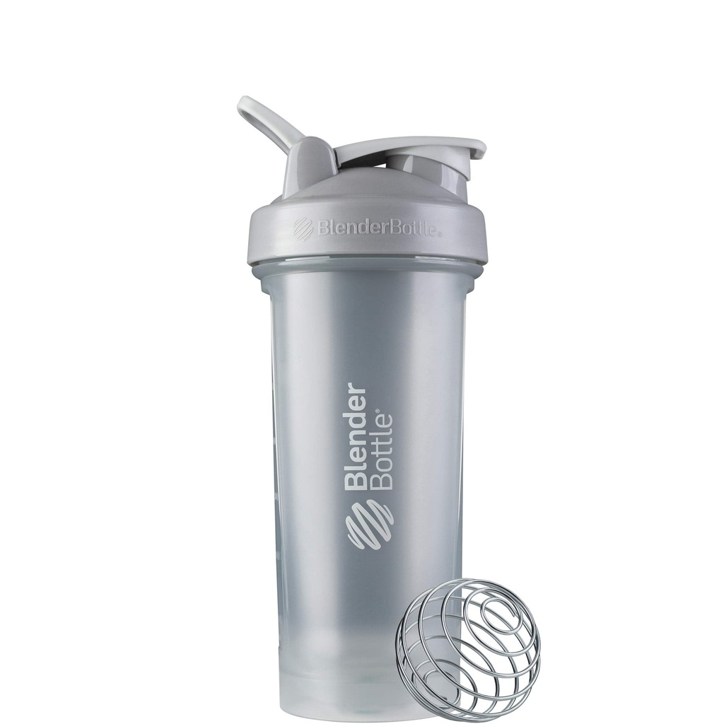 BlenderBottle Classic V2 摇摆瓶 完美为蛋白质摇摆和前置工作,28-Ounce, Pebble Grey