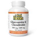 自然因子,Glucosamine & Chondroitin,支持健康关节和连接组织,120卡普尔