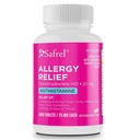 Safrel过敏性缓解药 双酚胺HCl Caplets 25 mg(1 000 count),安非他明 relieves喷嚏, Runny Nose, Hay Fever, Ichy Eyes and Throat, 季节性室内和室外过敏性药丸