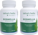 塔特瓦的草药 Boswellia Serrata 补编 Boswellia 提取卡普勒斯 联合支助补编 CO2 提取卡普勒斯 Boswellia Complex Powder 2-Pack 240 Count, 500 mg - 25年的 Premium Service