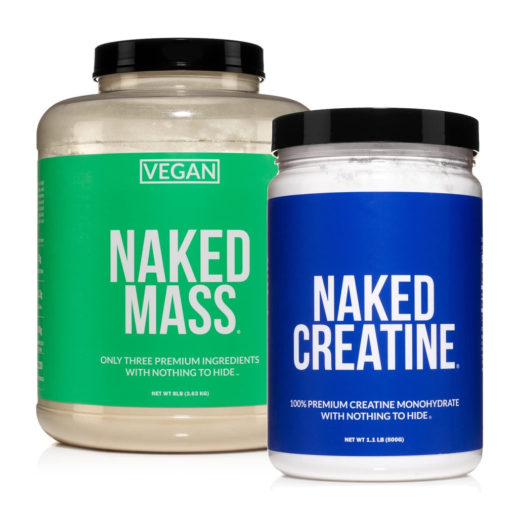 NAKED 无豆蛋白盒: 8LB Vegan Mass Creatine