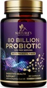 Probiotic Supplement 80亿CFU + Prebiotics, Acidophilus Probiotic Supports Imune System 和 消化性健康, 支持偶尔便秘, 女性健康补编 - 30 Capsules