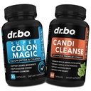 Colon Cleanser Detox & Candi Cleanse Pills - 15日 Colon Clean Cleanse Pills 配有 Probiotic & Oregano 支持的 Caprylic Acid 复合体 Gut Bowel 运动, Poop Intestinal Stomach Bloating