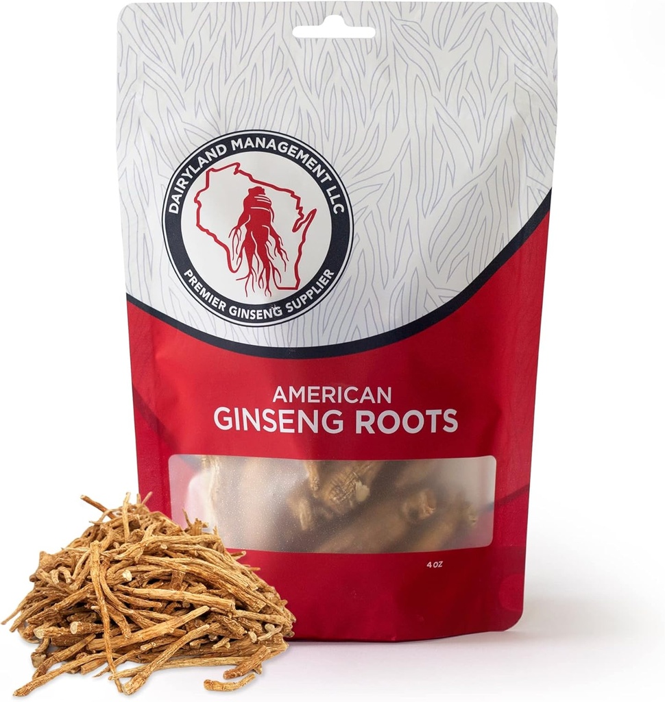 乳腺 美国金生根 Prongs - 4 oz pack of Wisconsin Ginsen root - 非 GMO, Gluten Free Everyle Ginsen - 使用此草药补充剂在汤,茶,康热中
